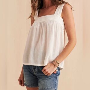 Faherty Ozette Dobby Top